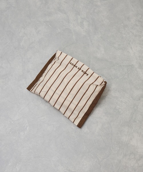 ADAM ET ROPE'(アダムエロペ)の「【WEB限定】・【定番】ギャザー2WAYミドルショルダーバッグ(ショルダーバッグ・レディース・サックスブルー/ネイビー/ブラウン/ピンク・FREE)」の6枚目の写真