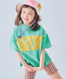 p.premier（ピードットプルミエ）の「イロチ買いしたいノーバケーションノーサマーロゴ半袖Tシャツ 全12色 リンク（Tシャツ/カットソー）」