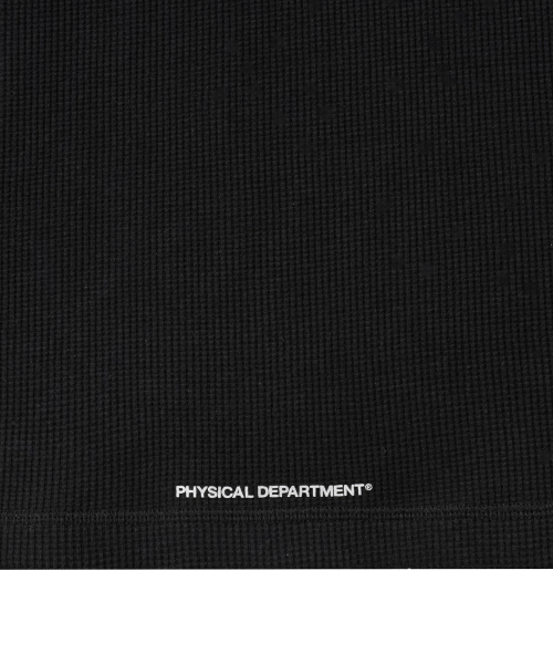 PHYPS MOTORCYCLE(フィップスモーターサイクル)の「Waffle Henry Neck Long Sleeve Black(Tシャツ/カットソー・レディース・その他・SMALL/MEDIUM/LARGE/X-LARGE)」の5枚目の写真