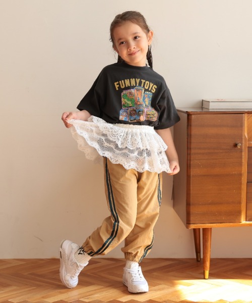 Ocean&Ground（オーシャン&グラウンド）の「FUNNY TOY'SﾌﾟﾘﾝﾄＴｼｬﾂ（Tシャツ/カットソー・キッズ・ブラック/ホワイト/ライトブルー・120/110/100/90/80/140/130）」の9枚目の写真