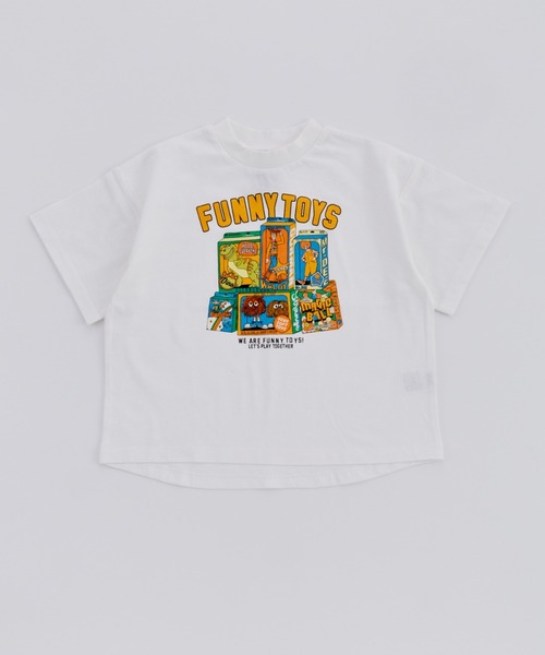 Ocean&Ground（オーシャン&グラウンド）の「FUNNY TOY'SﾌﾟﾘﾝﾄＴｼｬﾂ（Tシャツ/カットソー・キッズ・ブラック/ホワイト/ライトブルー・120/110/100/90/80/140/130）」の15枚目の写真