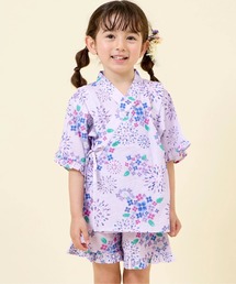KP DECO（ケーピーデコ）の「花火あじさい柄 甚平（浴衣）」