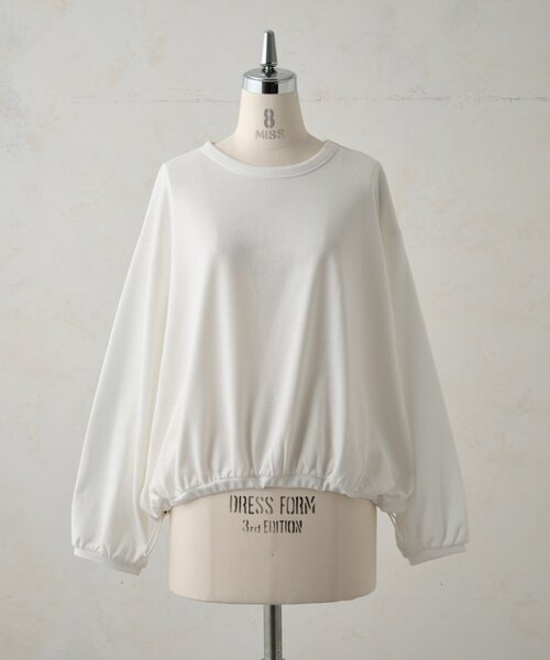 Jena espace merveilleux(ジェナ エスパスメルヴェイユ)の「ドロストバルーンPO(Tシャツ/カットソー・レディース・チャコールグレー/グレー/オフホワイト・FREE)」の13枚目の写真