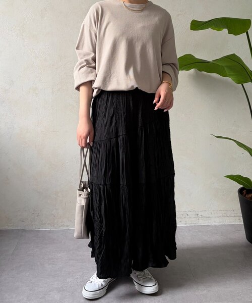 Jena espace merveilleux(ジェナ エスパスメルヴェイユ)の「ドロストバルーンPO(Tシャツ/カットソー・レディース・チャコールグレー/グレー/オフホワイト・FREE)」の18枚目の写真
