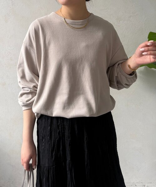 Jena espace merveilleux(ジェナ エスパスメルヴェイユ)の「ドロストバルーンPO(Tシャツ/カットソー・レディース・チャコールグレー/グレー/オフホワイト・FREE)」の20枚目の写真