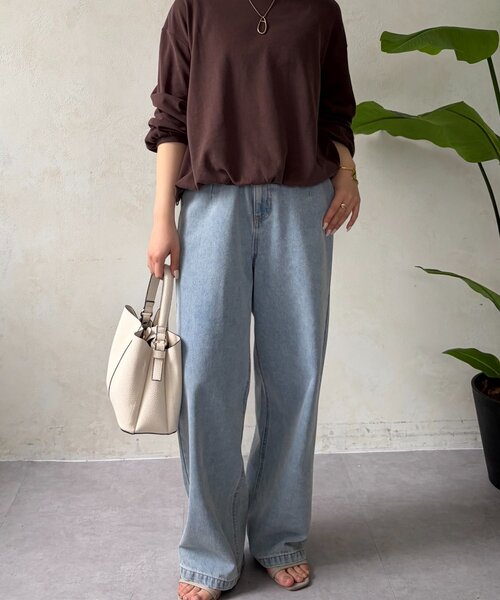 Jena espace merveilleux(ジェナ エスパスメルヴェイユ)の「ドロストバルーンPO(Tシャツ/カットソー・レディース・チャコールグレー/グレー/オフホワイト・FREE)」の21枚目の写真