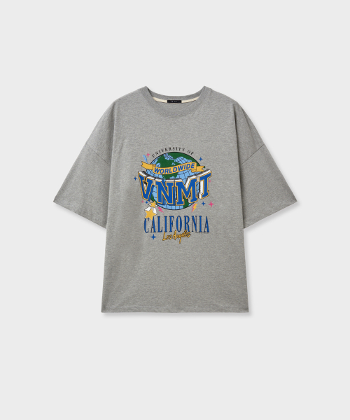 VANISHMENT（バニシュメント）の「California tee_melange グレー（Tシャツ/カットソー・レディース・その他・FREE）」の2枚目の写真