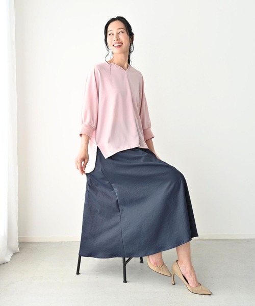 Ehre style(エーレスタイル)の「週5で使える 通勤 ブラウス ・UVカット ・洗える ・シワ無し(シャツ/ブラウス・レディース・ブラウン/ホワイト/ピンク・FREE)」の15枚目の写真