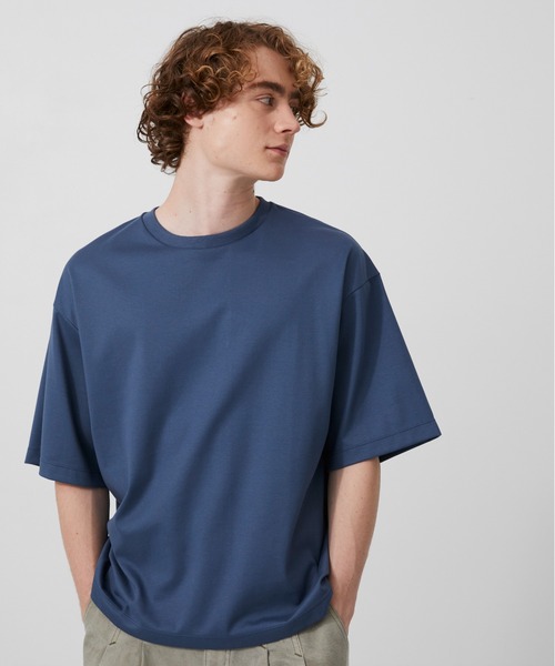 PUBLIC TOKYO(パブリックトウキョウ)の「【大人気】極 ココTEE RELAX FIT /ウォッシャブル/春服/夏服/インナー/伸縮性/耐久性(Tシャツ/カットソー・メンズ・ブラック/ダークグレー/グレイッシュベージュ/ホワイト/グレイッシュブルー・1/2/3)」の5枚目の写真