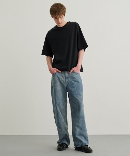 PUBLIC TOKYO(パブリックトウキョウ)の「【大人気】極 ココTEE RELAX FIT /ウォッシャブル/春服/夏服/インナー/伸縮性/耐久性(Tシャツ/カットソー・メンズ・ブラック/ダークグレー/グレイッシュベージュ/ホワイト/グレイッシュブルー・1/2/3)」の15枚目の写真