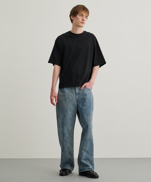 PUBLIC TOKYO(パブリックトウキョウ)の「【大人気】極 ココTEE RELAX FIT /ウォッシャブル/春服/夏服/インナー/伸縮性/耐久性(Tシャツ/カットソー・メンズ・ブラック/ダークグレー/グレイッシュベージュ/ホワイト/グレイッシュブルー・1/2/3)」の16枚目の写真
