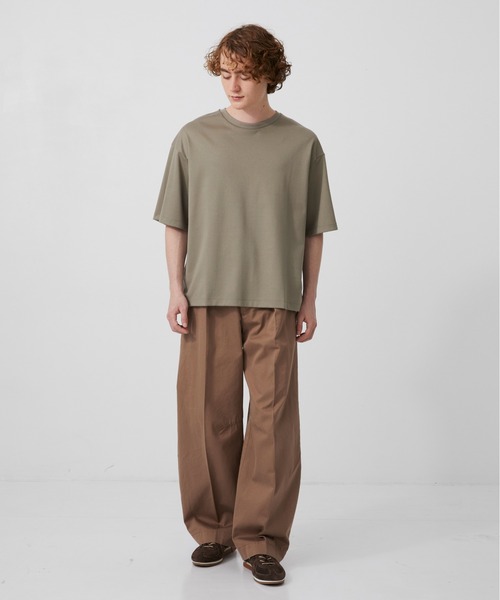 PUBLIC TOKYO（パブリックトウキョウ）の「【大人気】極 ココTEE RELAX FIT /ウォッシャブル/春服/夏服/インナー/伸縮性/耐久性（Tシャツ/カットソー・メンズ・ブラック/ダークグレー/グレイッシュベージュ/ホワイト/グレイッシュブルー・1/2/3）」の19枚目の写真