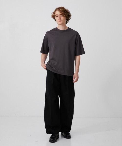 PUBLIC TOKYO（パブリックトウキョウ）の「【大人気】極 ココTEE RELAX FIT /ウォッシャブル/春服/夏服/インナー/伸縮性/耐久性（Tシャツ/カットソー・メンズ・ブラック/ダークグレー/グレイッシュベージュ/ホワイト/グレイッシュブルー・1/2/3）」の21枚目の写真