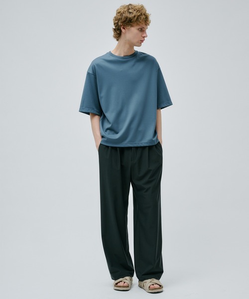 PUBLIC TOKYO(パブリックトウキョウ)の「【大人気】極 ココTEE RELAX FIT /ウォッシャブル/春服/夏服/インナー/伸縮性/耐久性(Tシャツ/カットソー・メンズ・ブラック/ダークグレー/グレイッシュベージュ/ホワイト/グレイッシュブルー・1/2/3)」の9枚目の写真