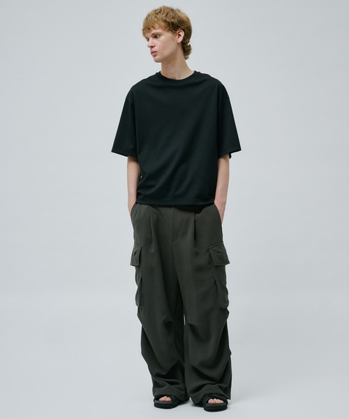 PUBLIC TOKYO(パブリックトウキョウ)の「【大人気】極 ココTEE RELAX FIT /ウォッシャブル/春服/夏服/インナー/伸縮性/耐久性(Tシャツ/カットソー・メンズ・ブラック/ダークグレー/グレイッシュベージュ/ホワイト/グレイッシュブルー・1/2/3)」の13枚目の写真