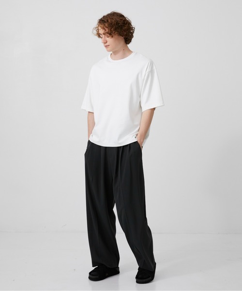 PUBLIC TOKYO(パブリックトウキョウ)の「【大人気】極 ココTEE RELAX FIT /ウォッシャブル/春服/夏服/インナー/伸縮性/耐久性(Tシャツ/カットソー・メンズ・ブラック/ダークグレー/グレイッシュベージュ/ホワイト/グレイッシュブルー・1/2/3)」の19枚目の写真