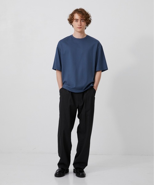 PUBLIC TOKYO（パブリックトウキョウ）の「【大人気】極 ココTEE RELAX FIT /ウォッシャブル/春服/夏服/インナー/伸縮性/耐久性（Tシャツ/カットソー・メンズ・ブラック/ダークグレー/グレイッシュベージュ/ホワイト/グレイッシュブルー・1/2/3）」の16枚目の写真