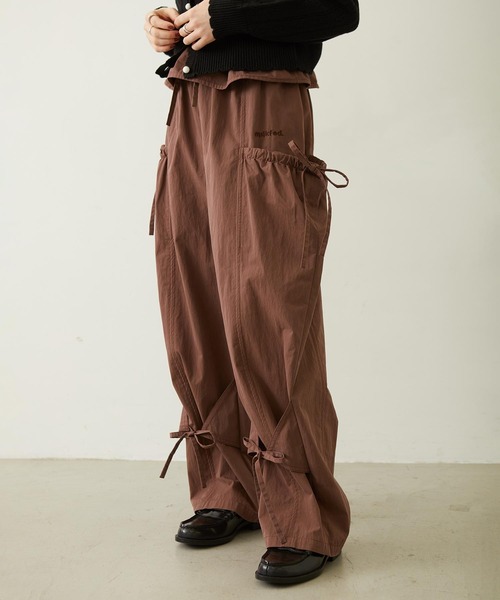 MILKFED.（ミルクフェド）の「RIBBON PANTS（その他パンツ・レディース・ブラック/ブラウン/オリーブ・S/M）」の2枚目の写真