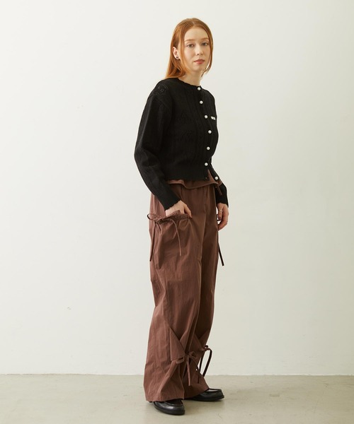MILKFED.（ミルクフェド）の「RIBBON PANTS（その他パンツ・レディース・ブラック/ブラウン/オリーブ・S/M）」の9枚目の写真