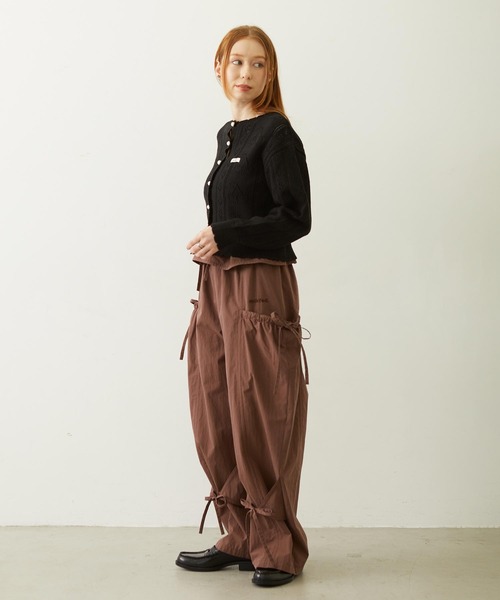 MILKFED.（ミルクフェド）の「RIBBON PANTS（その他パンツ・レディース・ブラック/ブラウン/オリーブ・S/M）」の11枚目の写真
