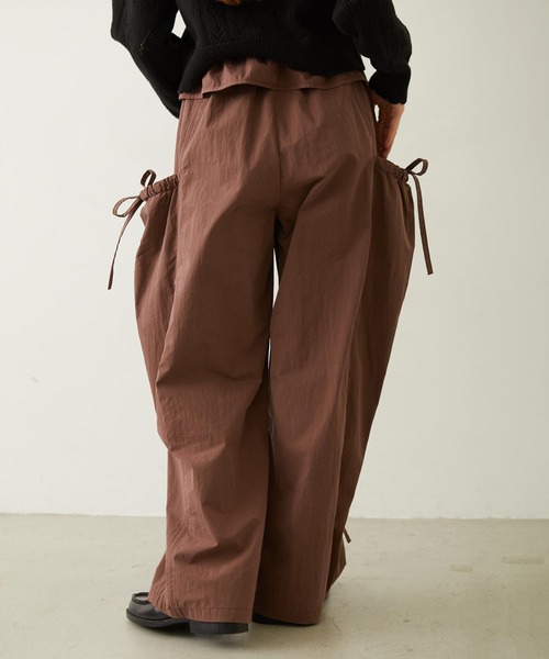 MILKFED.（ミルクフェド）の「RIBBON PANTS（その他パンツ・レディース・ブラック/ブラウン/オリーブ・S/M）」の6枚目の写真
