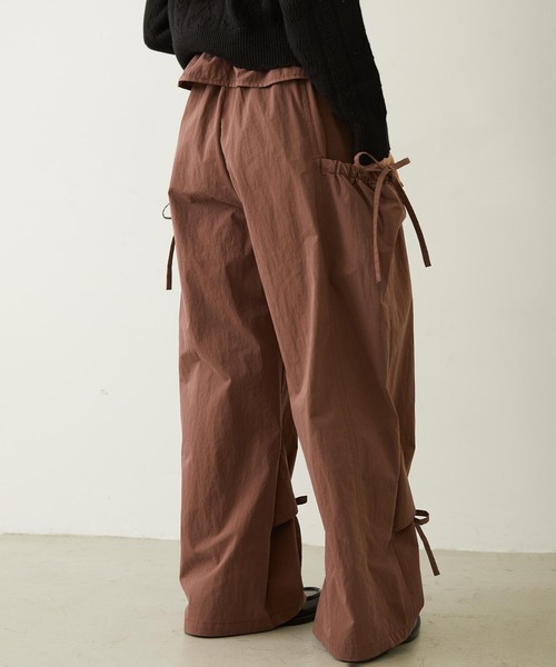 MILKFED.（ミルクフェド）の「RIBBON PANTS（その他パンツ・レディース・ブラック/ブラウン/オリーブ・S/M）」の7枚目の写真