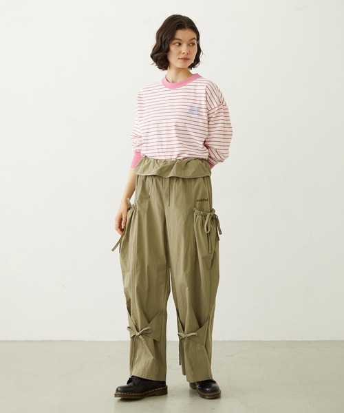 MILKFED.（ミルクフェド）の「RIBBON PANTS（その他パンツ・レディース・ブラック/ブラウン/オリーブ・S/M）」の21枚目の写真