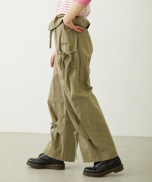 MILKFED.（ミルクフェド）の「RIBBON PANTS（その他パンツ・レディース・ブラック/ブラウン/オリーブ・S/M）」の17枚目の写真