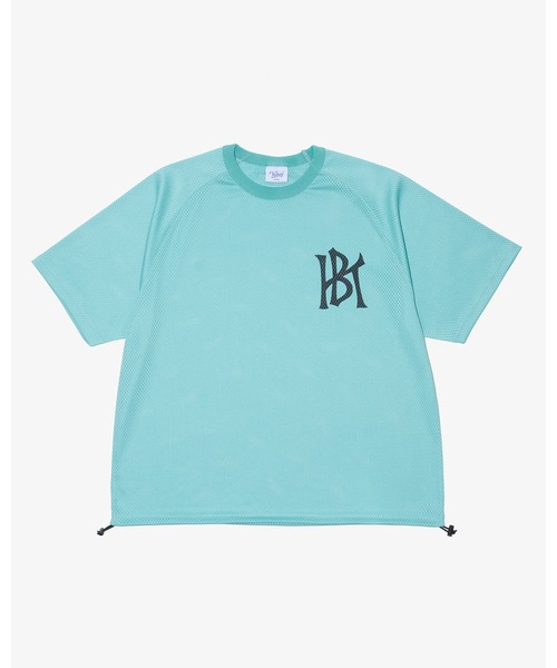 KEBOZ（ケボズ）の「WS MESH TEE（Tシャツ/カットソー・メンズ・ブラック/ホワイト/ミント/ベージュ/ネイビー/カモフラージュ・S/M/L/XL/2XL）」の4枚目の写真