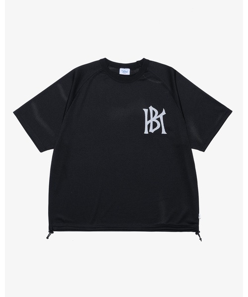 KEBOZ（ケボズ）の「WS MESH TEE（Tシャツ/カットソー・メンズ・ブラック/ホワイト/ミント/ベージュ/ネイビー/カモフラージュ・S/M/L/XL/2XL）」の2枚目の写真