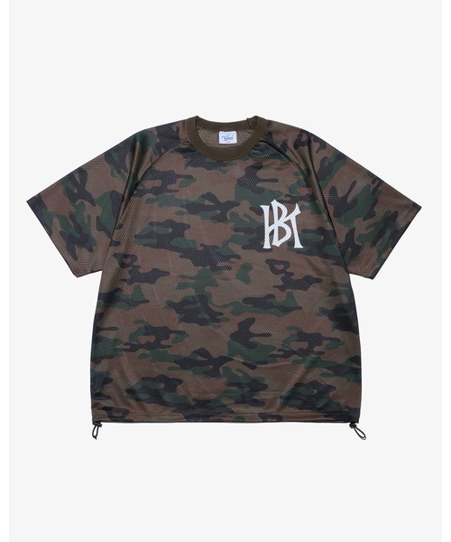 KEBOZ（ケボズ）の「WS MESH TEE（Tシャツ/カットソー・メンズ・ブラック/ホワイト/ミント/ベージュ/ネイビー/カモフラージュ・S/M/L/XL/2XL）」の13枚目の写真