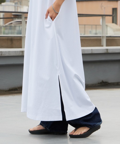 THOUSAND MILE(サウザンドマイル)の「THOUSAND MILE/サウザンドマイル SHORT SLEEVE OP シンプル ナチュラル レディース 2026年 夏 夏服(ワンピース・レディース・ホワイト/ブラック/ブラウン・FREE)」の19枚目の写真