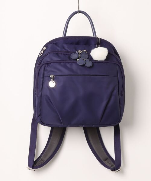 Kanana project(カナナプロジェクト)の「カナナプロジェクト リュックサック 7L PJ1-D2(バックパック/リュック・レディース・バーガンディー/ネイビー・FREE)」の1枚目の写真