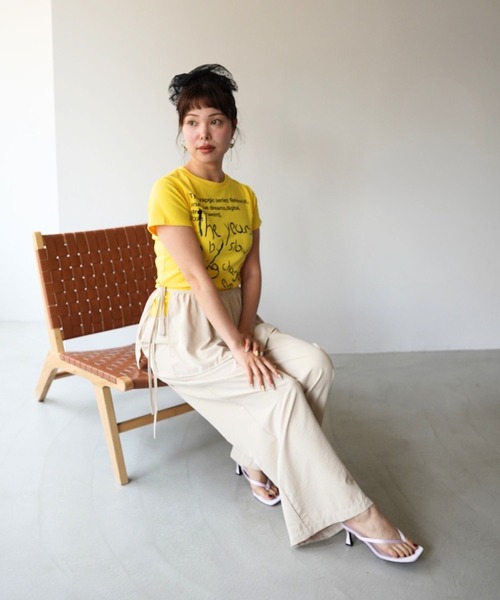 SANSeLF（サンセルフ）の「【SANSeLF】2WAYペプラムレイヤードワイドパンツ saw26s084（その他パンツ・レディース・ベージュ/グレー・FREE）」の15枚目の写真