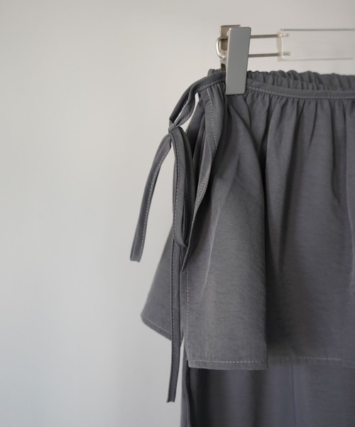 SANSeLF（サンセルフ）の「【SANSeLF】2WAYペプラムレイヤードワイドパンツ saw26s084（その他パンツ・レディース・ベージュ/グレー・FREE）」の20枚目の写真