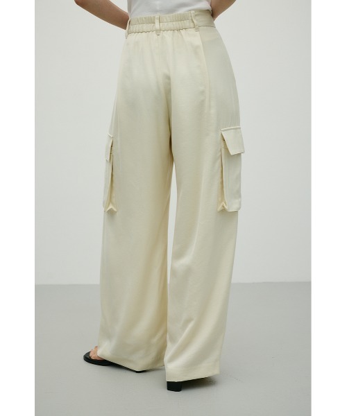 STYLEMIXER(スタイルミキサー)の「サテンカーゴパンツ(カーゴパンツ・レディース・ブラック/アイボリー/カーキ・SMALL/MEDIUM)」の9枚目の写真
