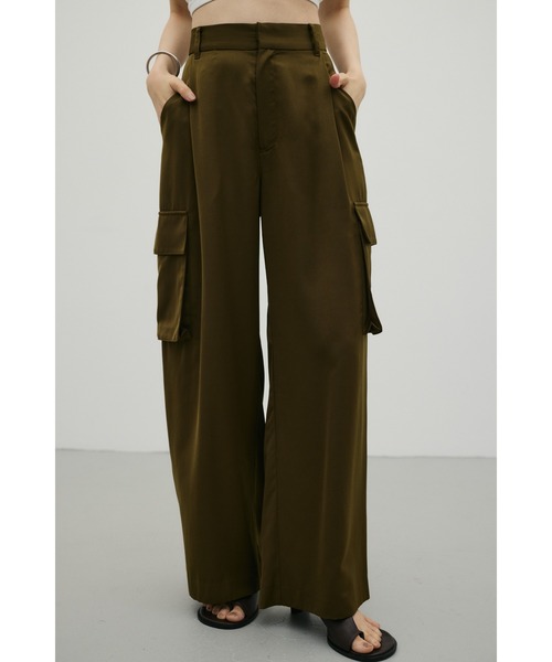 STYLEMIXER(スタイルミキサー)の「サテンカーゴパンツ(カーゴパンツ・レディース・ブラック/アイボリー/カーキ・SMALL/MEDIUM)」の22枚目の写真