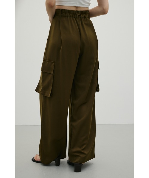 STYLEMIXER(スタイルミキサー)の「サテンカーゴパンツ(カーゴパンツ・レディース・ブラック/アイボリー/カーキ・SMALL/MEDIUM)」の20枚目の写真