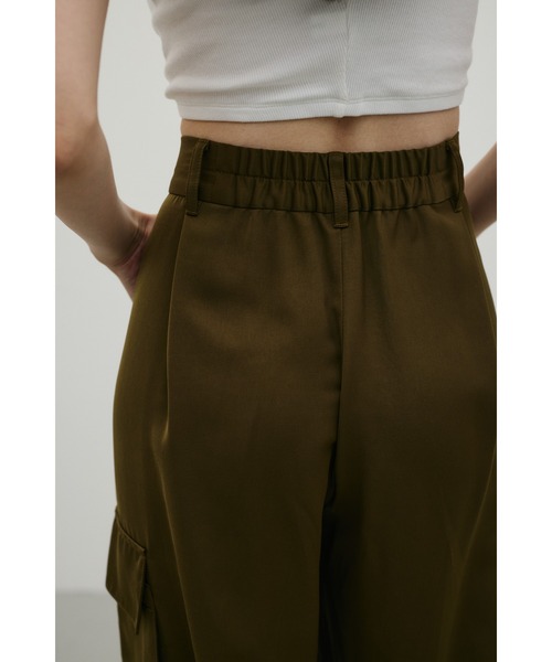 STYLEMIXER(スタイルミキサー)の「サテンカーゴパンツ(カーゴパンツ・レディース・ブラック/アイボリー/カーキ・SMALL/MEDIUM)」の16枚目の写真