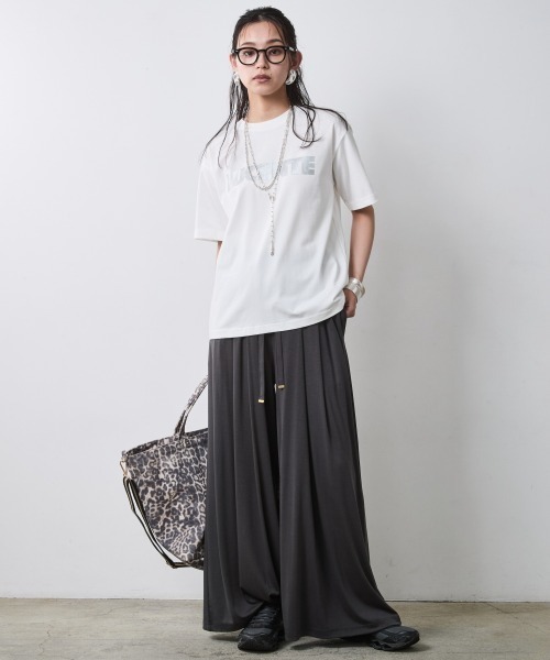 CHIC STYLE(シックスタイル)の「リュックスコンフォートカットソーパンツ<大きいサイズ有>シックスタイル(その他パンツ・レディース・チャコール/ダークブラウン・5L/4L/3L/LL/L/M)」の20枚目の写真
