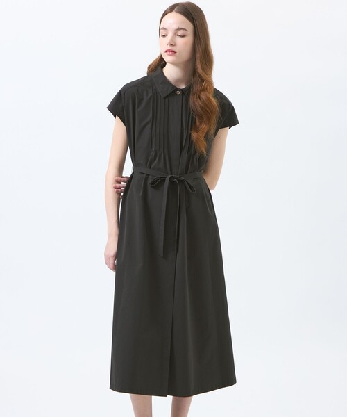 MACKINTOSH PHILOSOPHY(マッキントッシュ フィロソフィー)の「レインシャツワンピース(ワンピース・レディース・カーキ/ブラック・38/36)」の2枚目の写真
