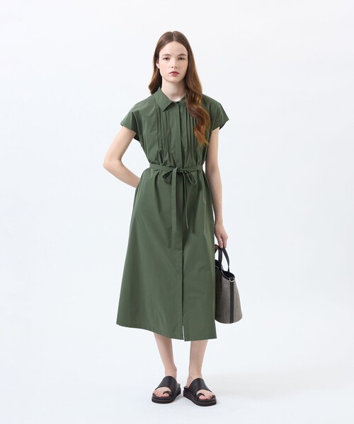 MACKINTOSH PHILOSOPHY(マッキントッシュ フィロソフィー)の「レインシャツワンピース(ワンピース・レディース・カーキ/ブラック・38/36)」の11枚目の写真