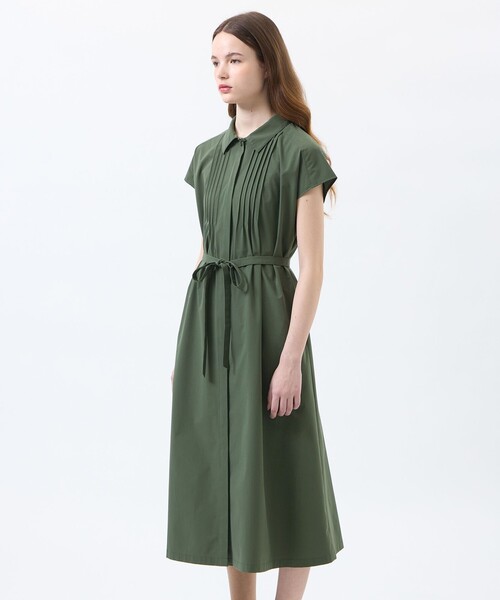 MACKINTOSH PHILOSOPHY(マッキントッシュ フィロソフィー)の「レインシャツワンピース(ワンピース・レディース・カーキ/ブラック・38/36)」の9枚目の写真