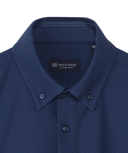 TOKYO SHIRTS(トウキョウシャツ)の「ビズポロ FIELDSENSOR(R) 半袖ポロシャツ(ポロシャツ・メンズ・ネイビー・M/LL/S/L)」の3枚目の写真