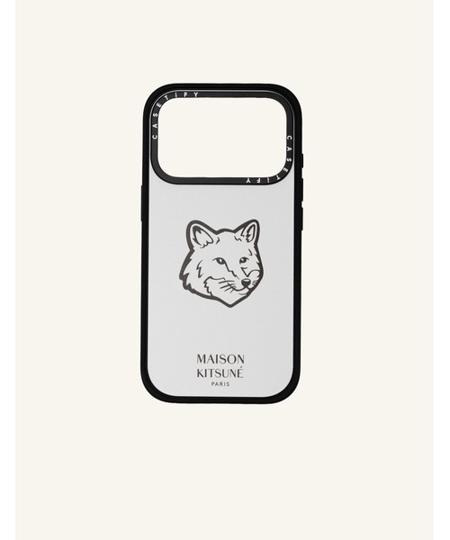 Maison Kitsune(メゾンキツネ)の「MAISON KITSUNE x CASETiFY FOX HEAD PHONE CASE(スマホケース/カバー・メンズ・ホワイト系その他・iPhone 17/iPhone 16 Pro/iPhone 16/iPhone 17 Pro Max/iPhone 17 Pro)」の1枚目の写真