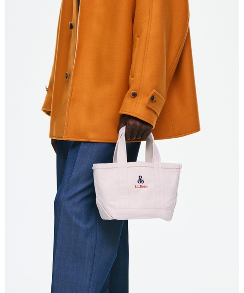 SOPHNET.（ソフネット）の「L.L. Bean BOAT AND TOTE MINI（トートバッグ・メンズ・ホワイト/ブラック・FREE）」の3枚目の写真