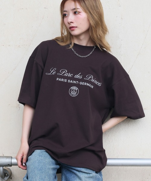 PARIS SAINT-GERMAIN(パリサンジェルマン)の「【Paris Saint-Germain/パリサンジェルマン】アソートロゴ アートワークデザイン 半袖Tシャツ(Tシャツ/カットソー・メンズ・ブラック系1/ホワイト系3/ホワイト系1/ブラック系3/ブラック系2/ホワイト系2/ブラウン系3/ブラウン系1/ブラウン系2・M/L/XL)」の7枚目の写真