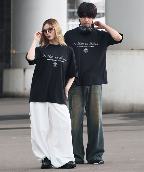 PARIS SAINT-GERMAIN(パリサンジェルマン)の「【Paris Saint-Germain/パリサンジェルマン】アソートロゴ アートワークデザイン 半袖Tシャツ(Tシャツ/カットソー・メンズ・ブラック系1/ホワイト系3/ホワイト系1/ブラック系3/ブラック系2/ホワイト系2/ブラウン系3/ブラウン系1/ブラウン系2・M/L/XL)」の12枚目の写真