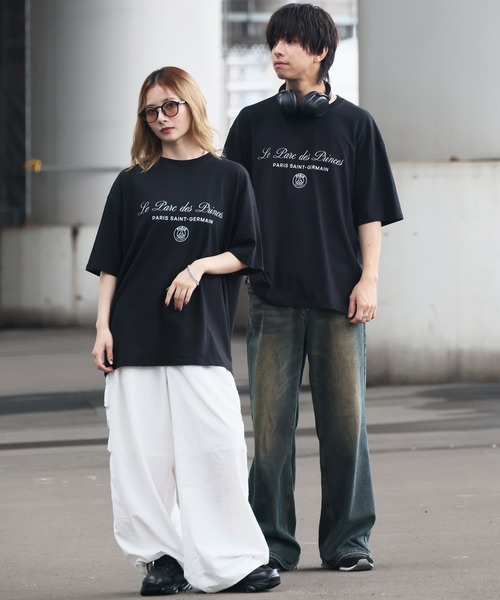 PARIS SAINT-GERMAIN(パリサンジェルマン)の「【Paris Saint-Germain/パリサンジェルマン】アソートロゴ アートワークデザイン 半袖Tシャツ(Tシャツ/カットソー・メンズ・ブラック系1/ホワイト系3/ホワイト系1/ブラック系3/ブラック系2/ホワイト系2/ブラウン系3/ブラウン系1/ブラウン系2・M/L/XL)」の13枚目の写真