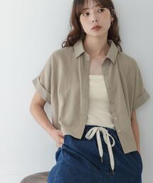 URBAN RESEARCH Sonny Label | リネン混クロップドドルマンシャツ(シャツ/ブラウス)